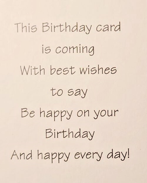 1 Birthday Greeting Card/Envelope Happy Care Love Child Family Friend Wish Bear gallery