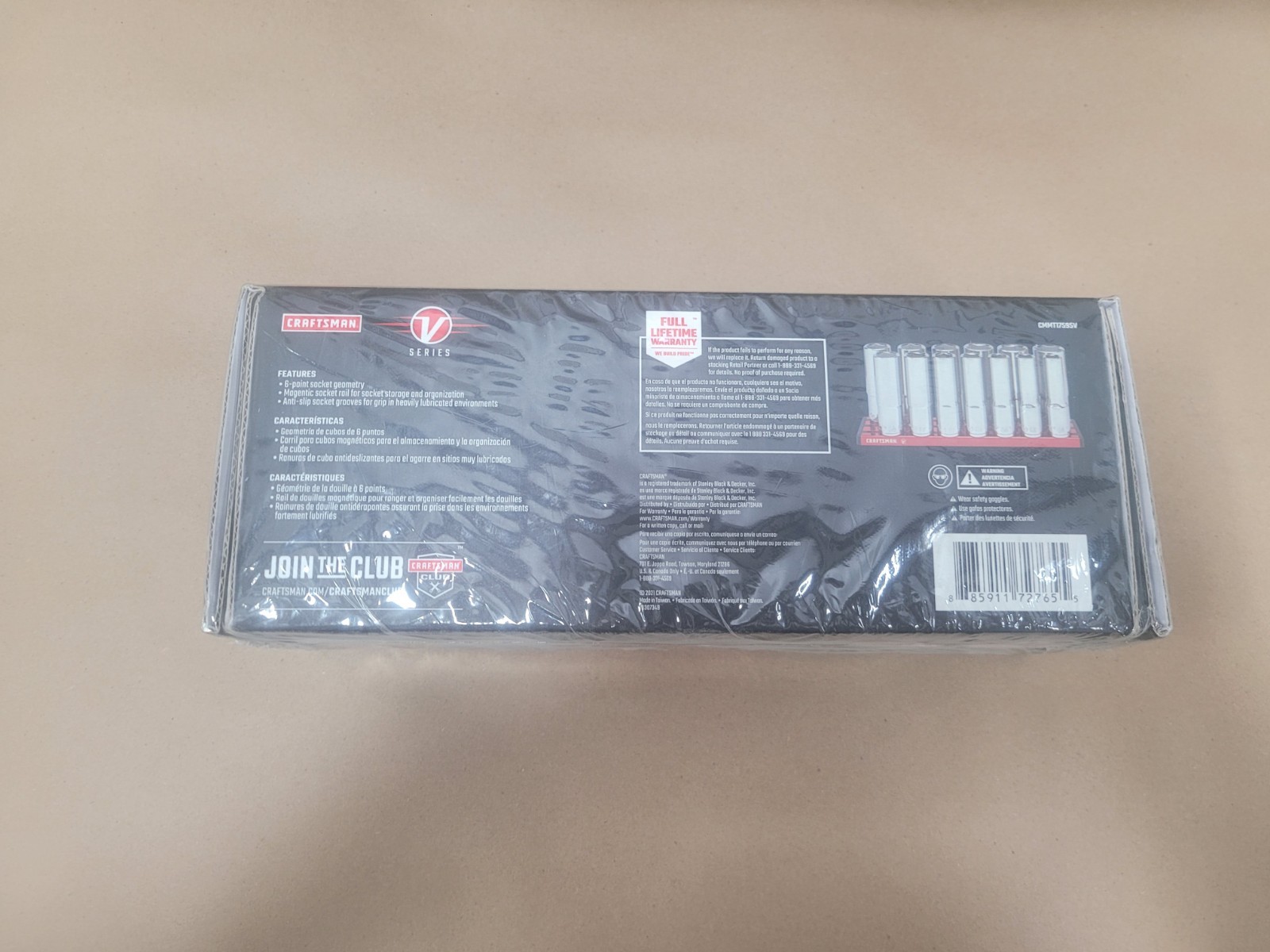 CRAFTSMAN V SERIES MM Socket Deep 1/2 In Drive 13 Pc CMMT17595V NEW IN BOX gallery
