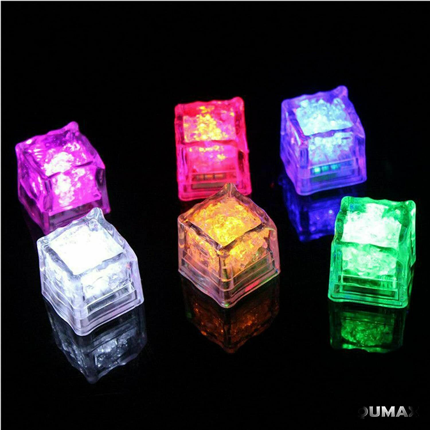 LED ICE CUB CHANGABLE TO 6 COLOR AND RAINBOW FLASHING(24 DZ)288 @ .26 cen a cub gallery