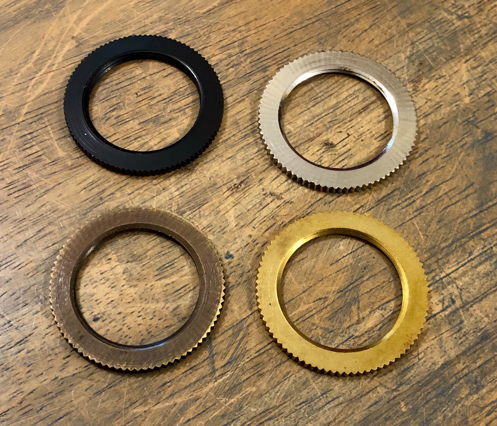 Shade Ring 1-3/4 Inch Diameter, Uno Threaded - Fits shade hole 1.25" to 1.75" gallery