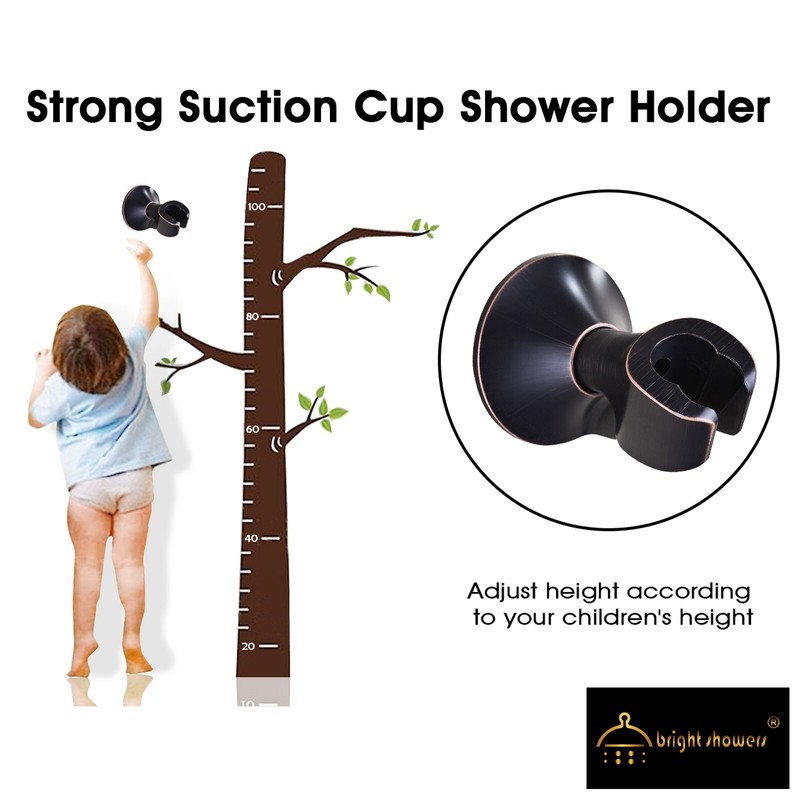 NEW "Bright Shower" Handheld Shower head Holder-Oil Rubbed Bronze PWB1210-06 gallery