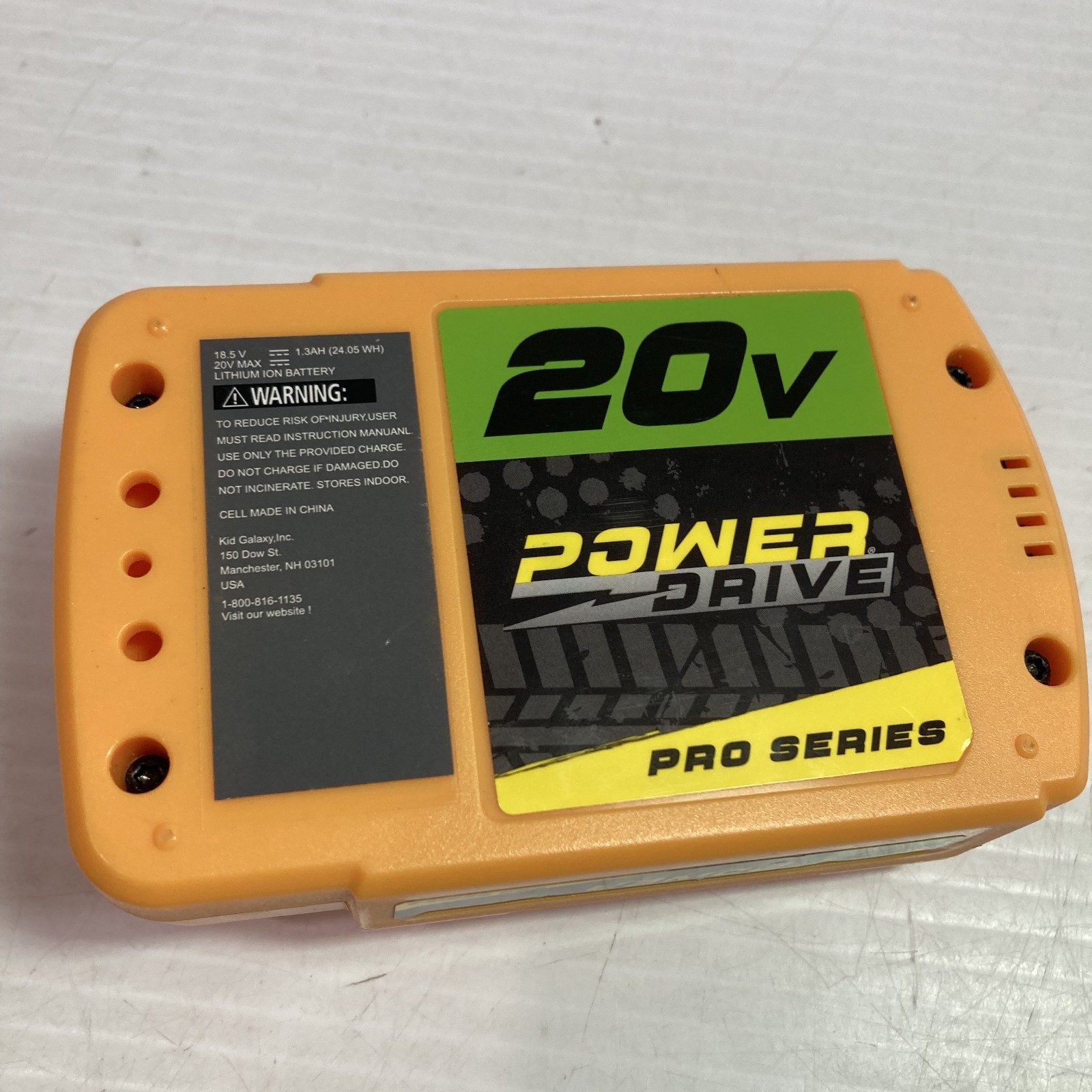 Power Drive Pro Series 20V Li-Ion Battery 1.5Ah Yellow U282 KG20143S gallery