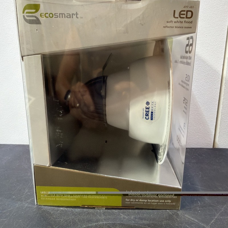 EcoSmart 65W Equivalent LED Recessed 10.5W 575 Lumens Dimmable 2700K 6” NOS gallery
