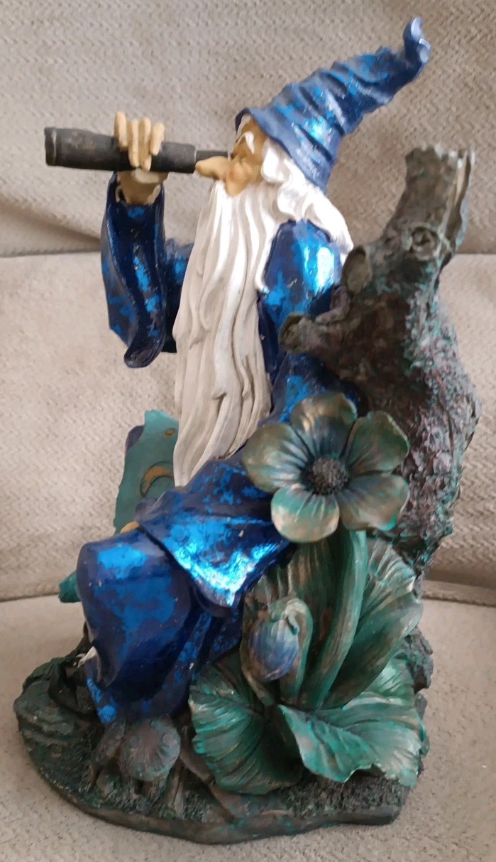 Vintage Merlin Wizard Statue 12" Large Figurine gallery