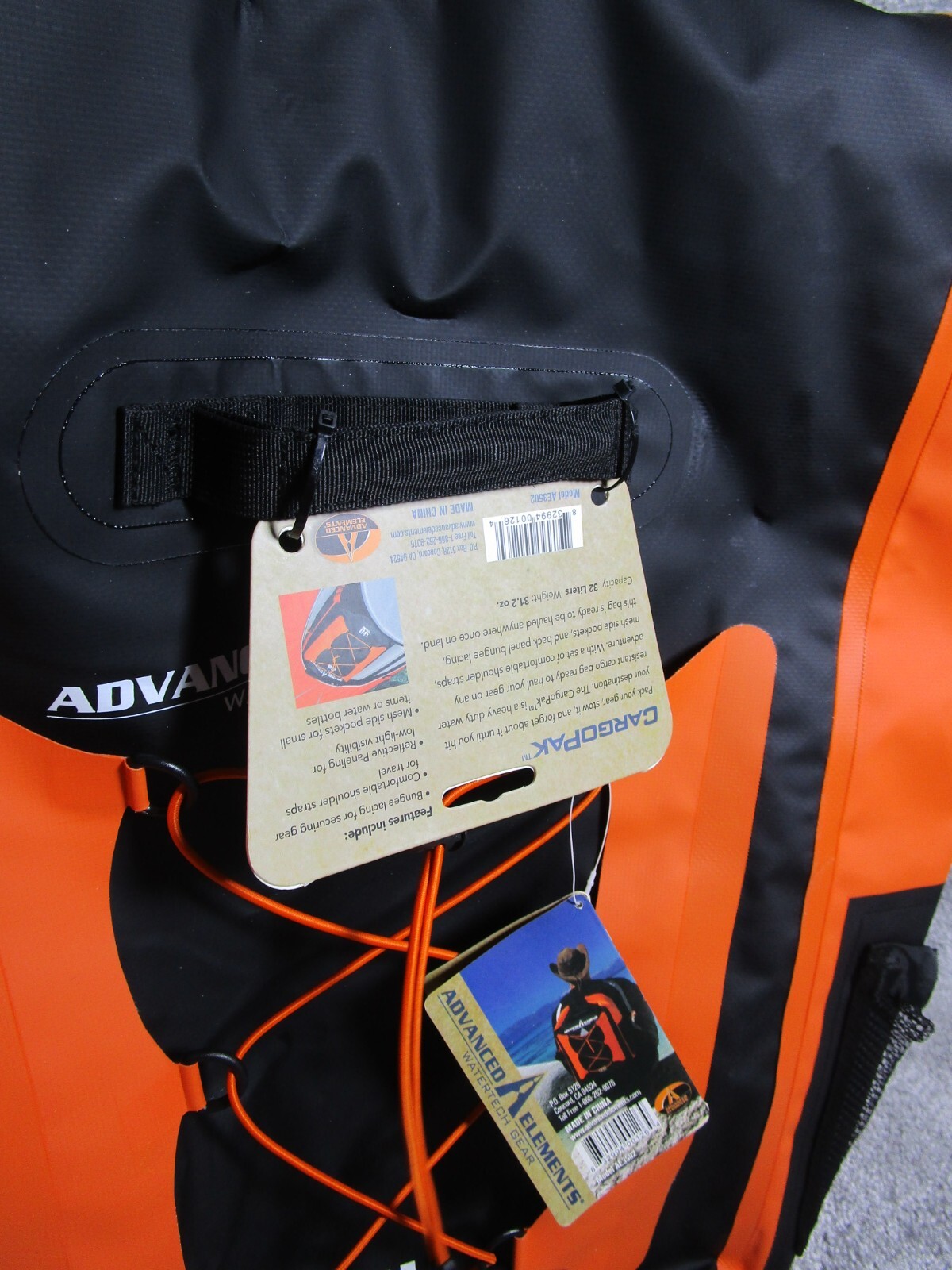 Advanced Elements Cargopack Waterproof Backpack Canoeing 32 Liters New 4