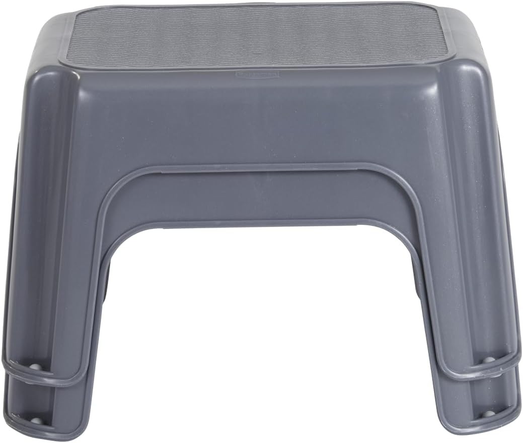 Rubbermaid One-Step Stool. Bisque. Holds up to 200 Pounds. Ideal for Home.Office gallery