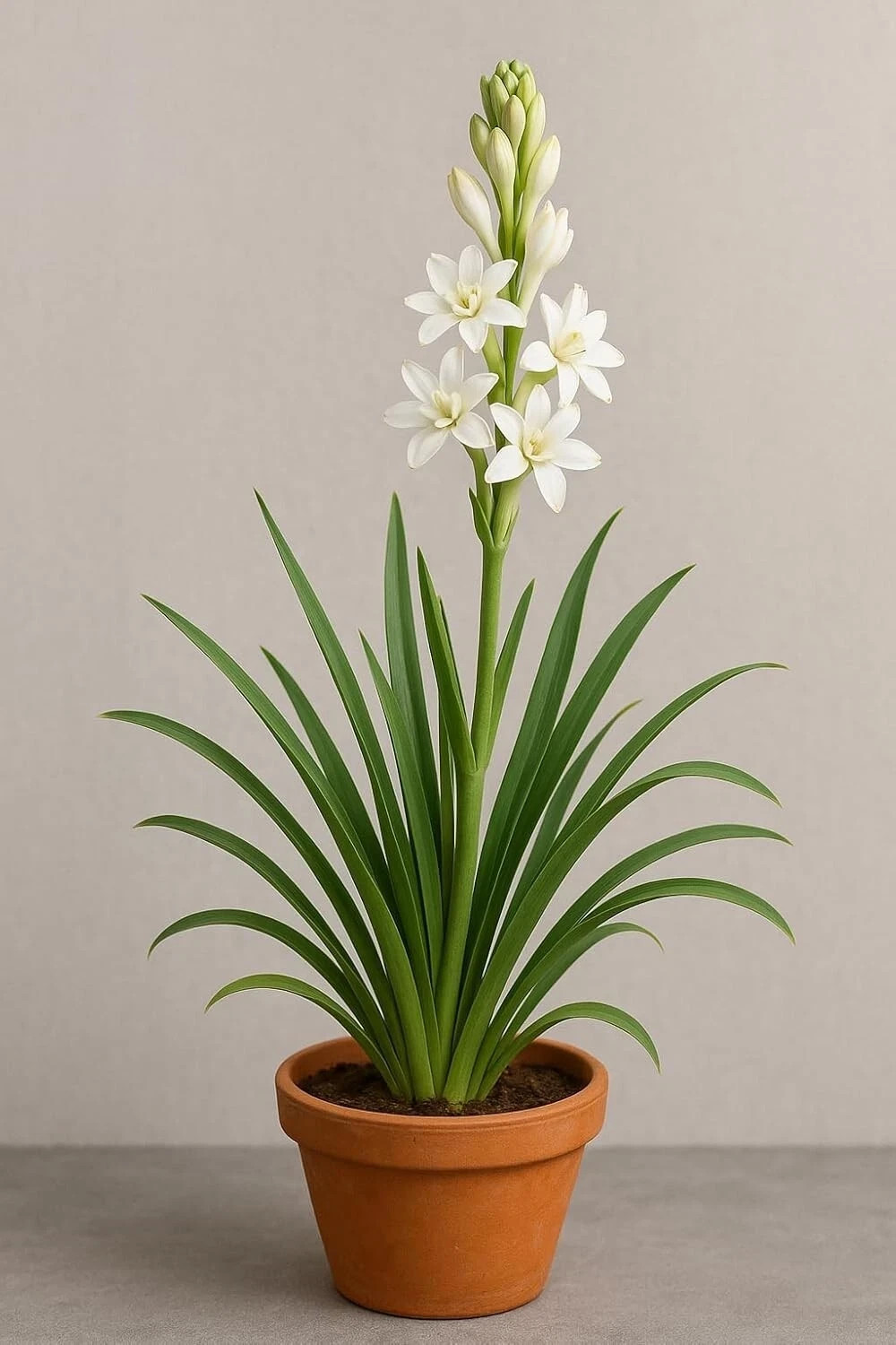 Live Green Flower Bulbs |Tuberose/Rajnigandha Single Flower Bulbs pack of 7+bulb gallery