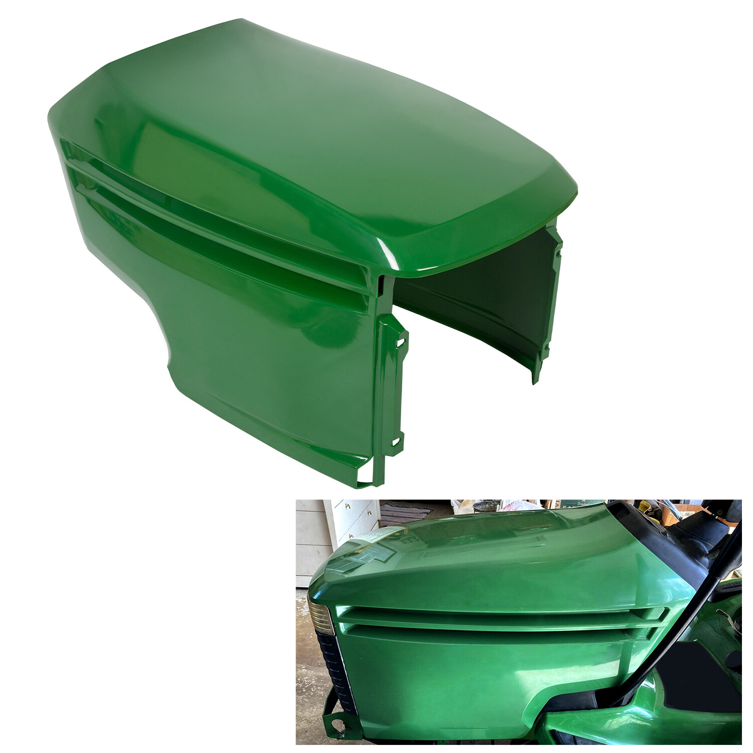 Lower & Upper Hood For John Deere GX255 GT225 GT235 GT245 for AM132688 AM132529 gallery