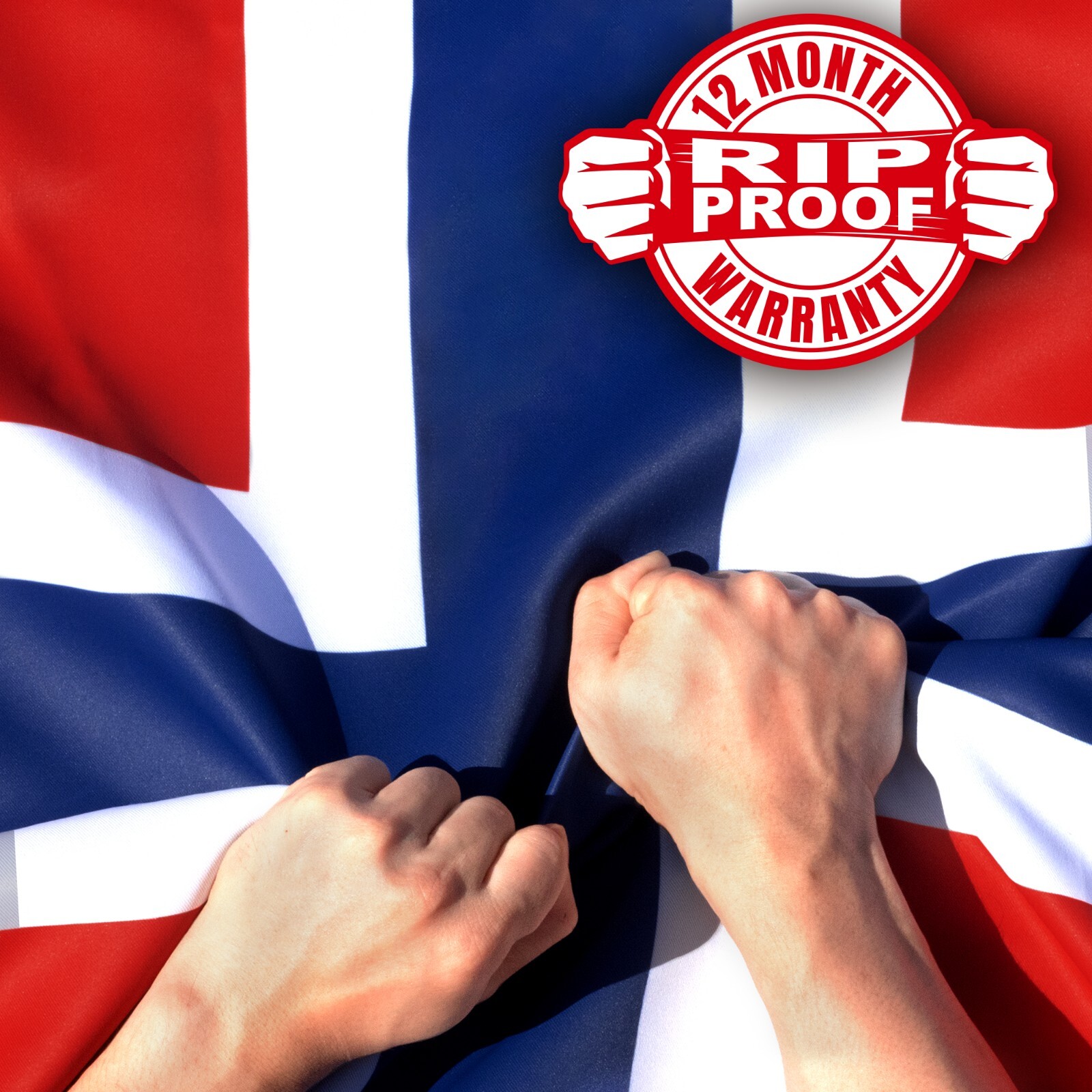 Anley Rip-Proof Double Sided 3-Ply Norway Flag 3x5 Foot Norwegian Nordmann Flags gallery
