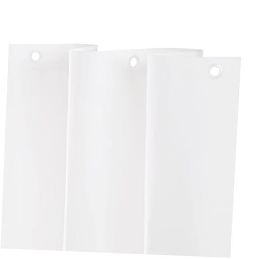 KN61430 Lightweight 3 Gauge Waterproof PEVA 70"W x 72"L (Pack of 1) White gallery