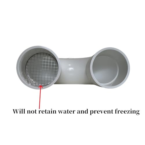 PVC termination vent with stainless steel For 2" PVC Pipe 180 Degrees gallery