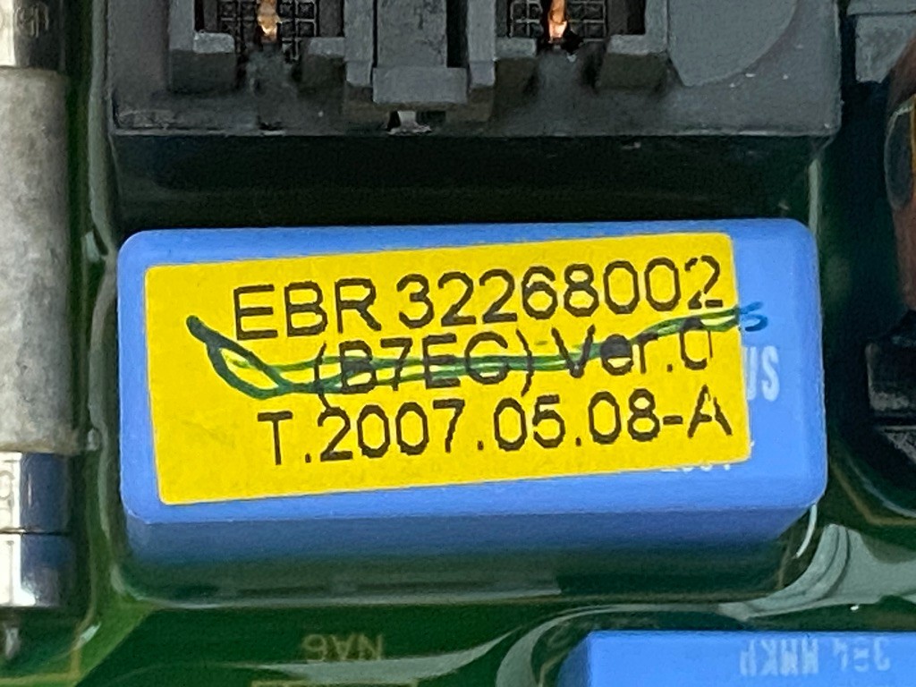 LG Washer Control Board P# EBR32268002 gallery