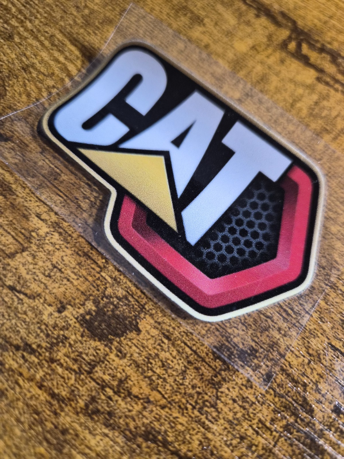 CATERPILLAR HEX DECAL 3 in. UV DTF Decal Sticker waterproof USA NOT VINYL gallery