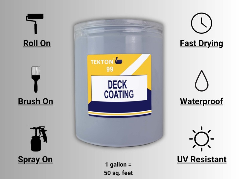 Deck Coating, UV Resistant, Waterproof, Long Lasting, Durable, Easy Application gallery