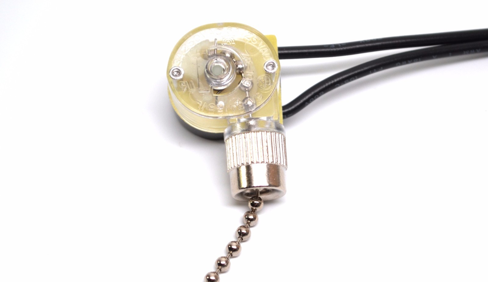 Zing Ear ZE-109 Nickel Ceiling Fan Light Switch Pull Chain ZE-109 On / Off - New gallery