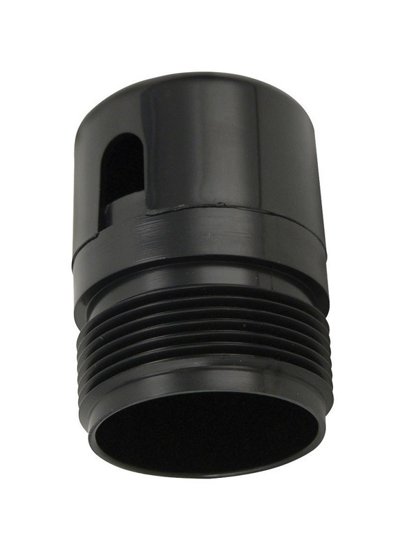 Plumb Pak PP855-39 Black Plastic Long Lasting Threaded Vent Connector 1-1/2 in.