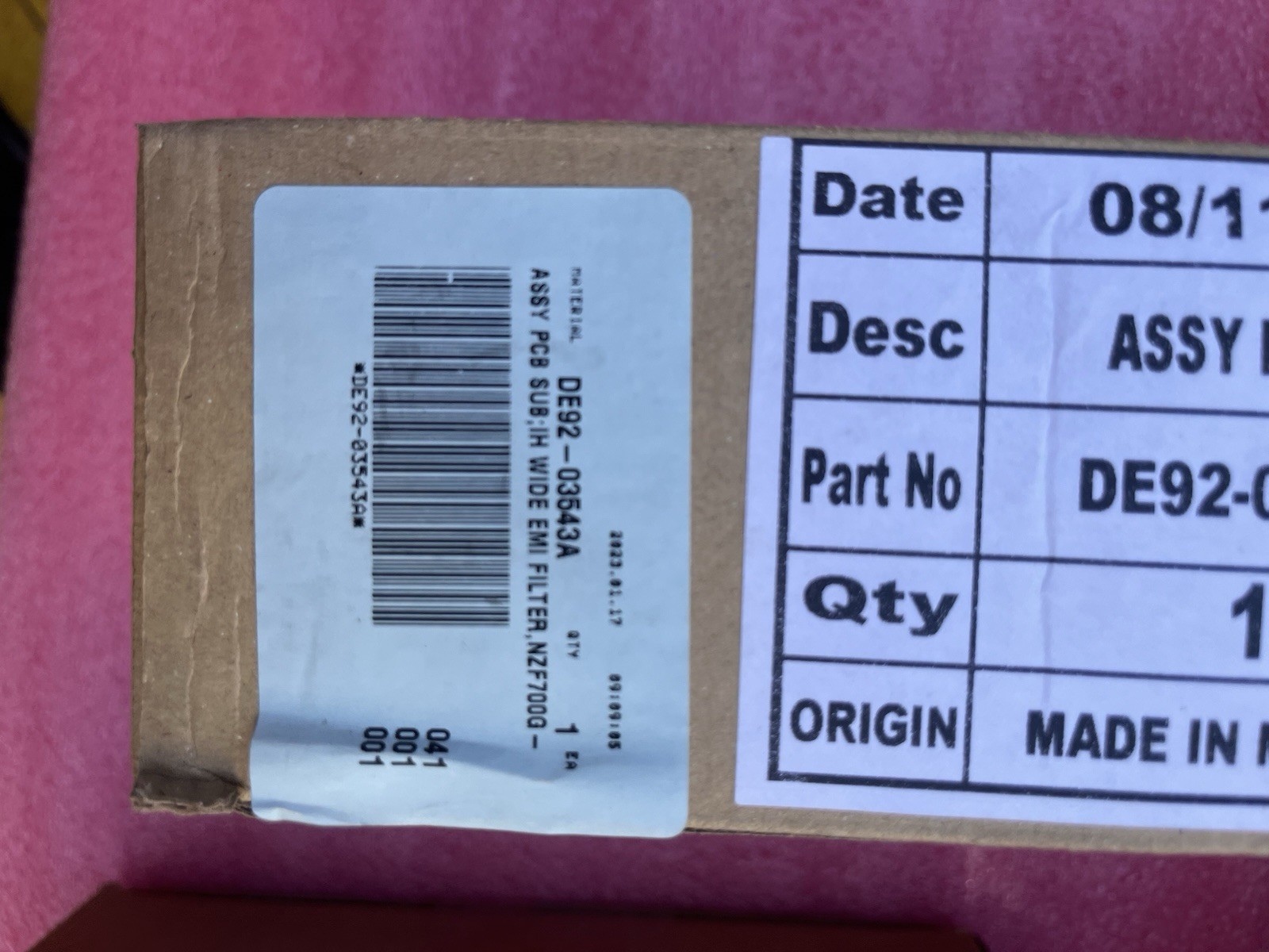 DE92-03543A Range Surface Element Control Board SAME DAY SHIPPING gallery