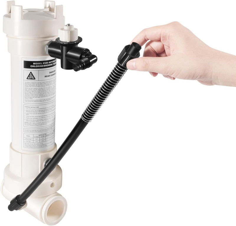 R171096 Pool Chlorinator, 320 Automatic In-Line Chlorine/Bromine Feeder Compatib gallery