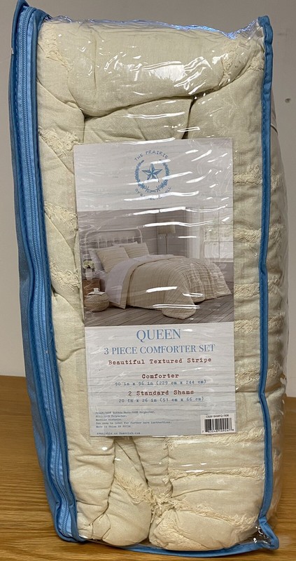 Rachel Ashwell Queen Comforter Set 3Pc Almond/Beige Comforter + 2 Shams gallery