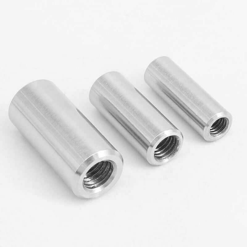 Round Coupling Nuts M3-M16 304 Stainless Steel Round Connecting Nut Long Nut gallery