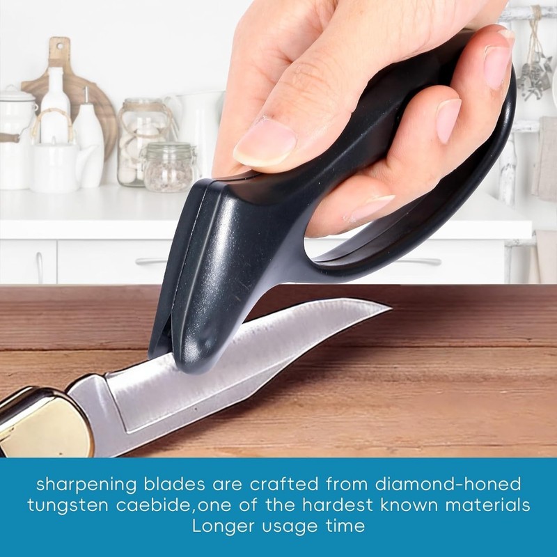 Professional-Grade Knife Sharpener Set - Fast, Easy & Portable Edge Restorer gallery