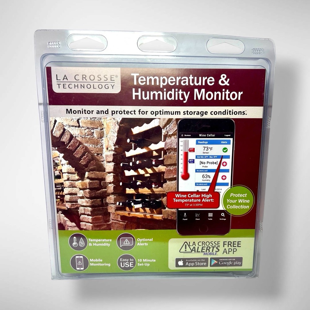 Lacrosse Alerts Wireless Remote Temperature & Humidity Monitor 926-25100-WI