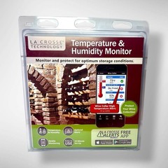 Lacrosse Alerts Wireless Remote Temperature & Humidity Monitor 926-25100-WI