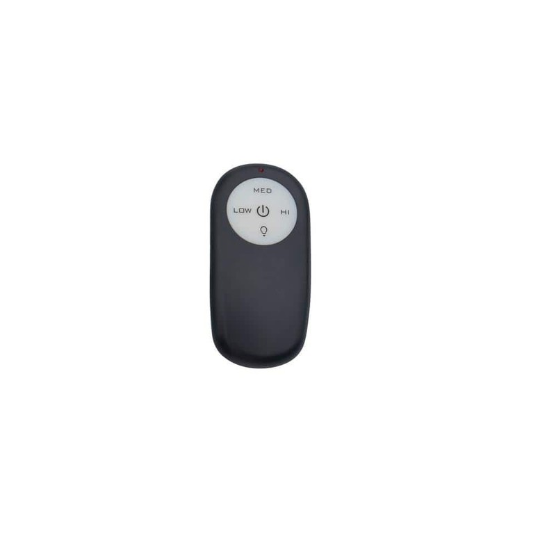 Merwry 3-Speed Ceiling Fan Remote Control Replacement, Wireless, Black, 1-Pack gallery