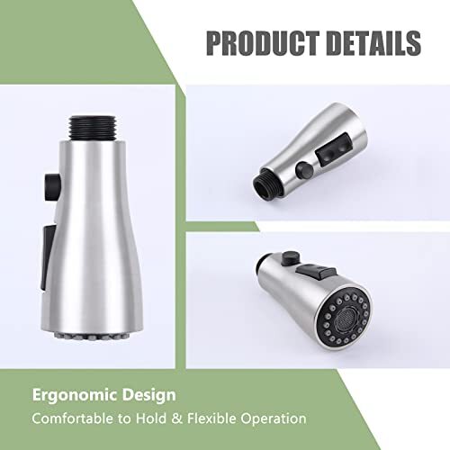 Kitchen Faucet Head Replacement Spray Head Chrome, Pull Down Hose Sprayer Nozzle gallery