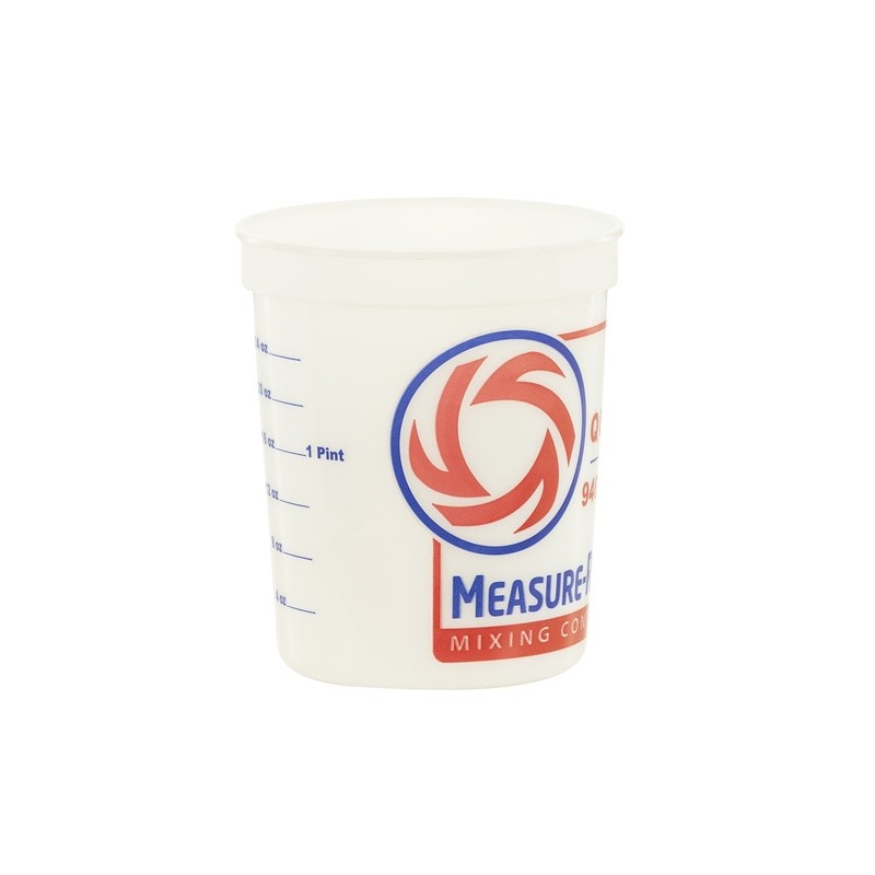 1 Quart Plastic Mixing Container BPA-Free Pre-marked Measuring Cup Easy Clean US gallery