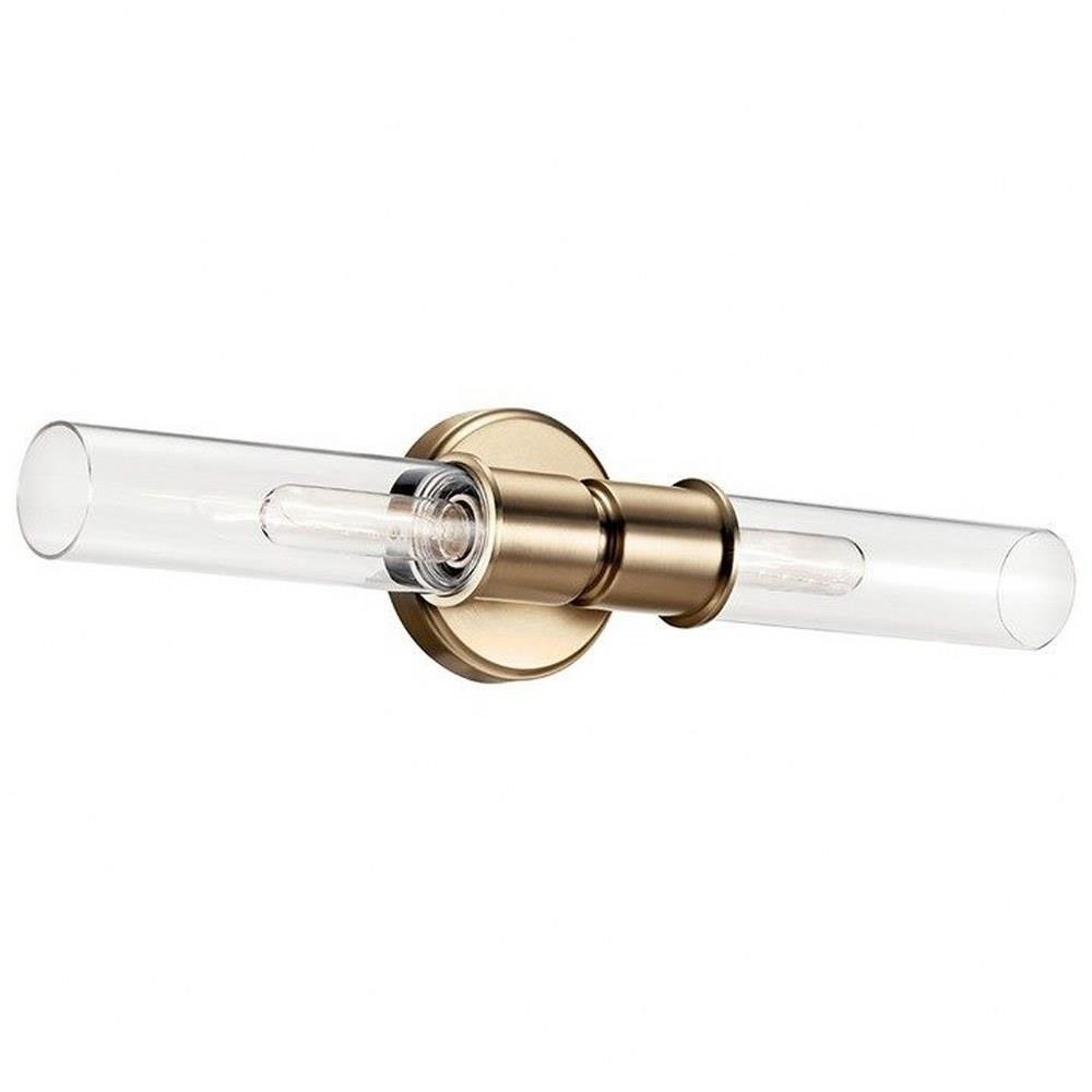 2 Light Wall Sconce In Modern Style-24 Inches Tall and 5.5 Inches Wide-Champagne gallery