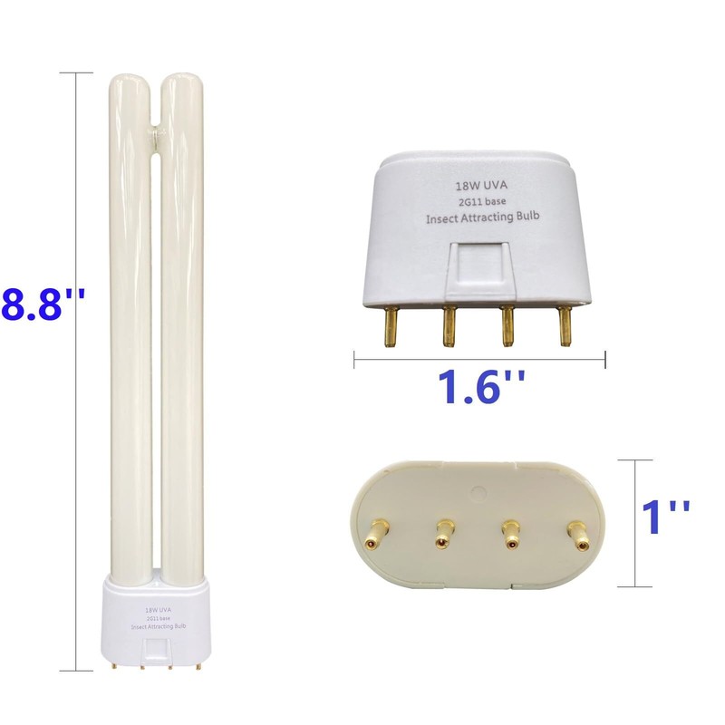 PL18W U/V/A Replacement Black Blue Light Bulb2G11 base 4 pin InlineF18W BL Tw... gallery