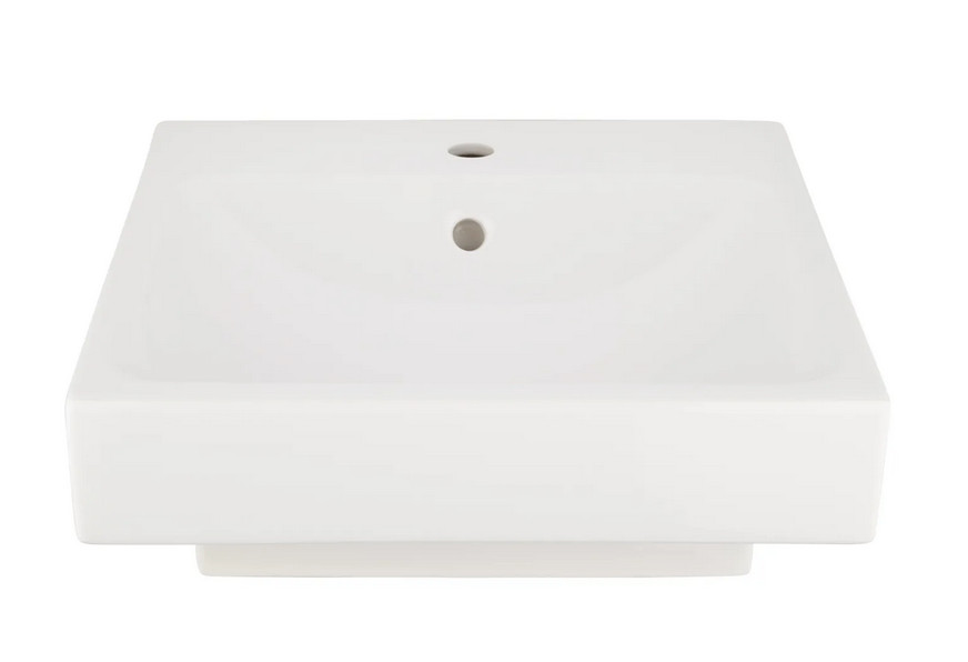 Signature Hardware Stoddert 19" Porcelain Wall-Mounted Bathroom Sink gallery