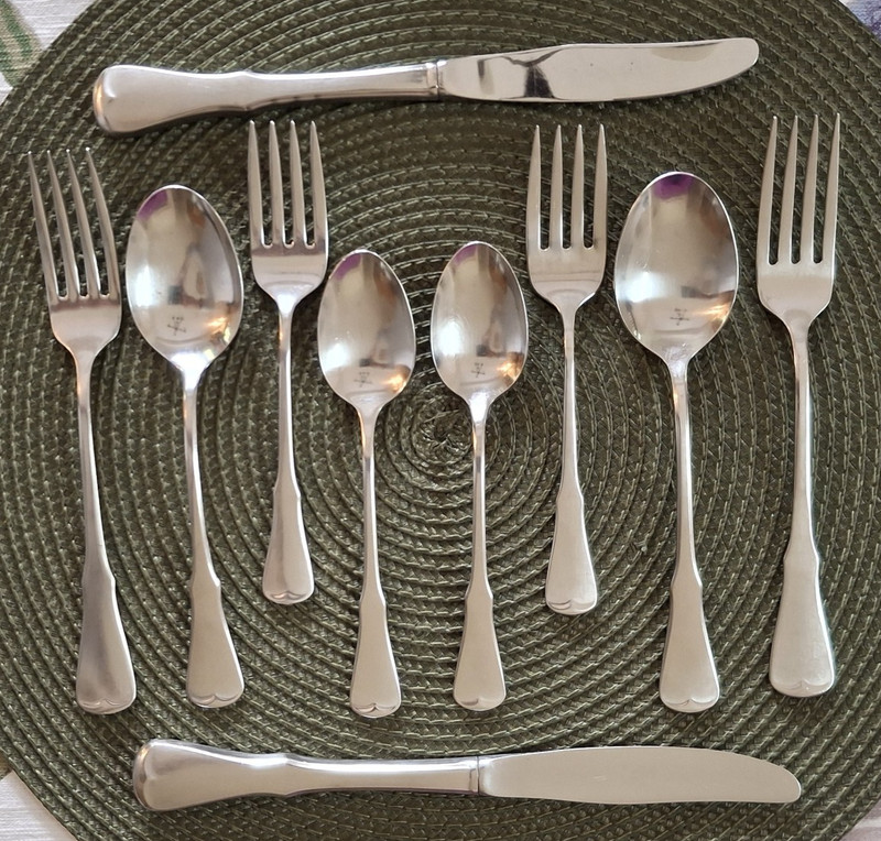 Two 5Pc Place Settings PATRICK HENRY Oneida Community Stainless Knife Spoon Fork gallery