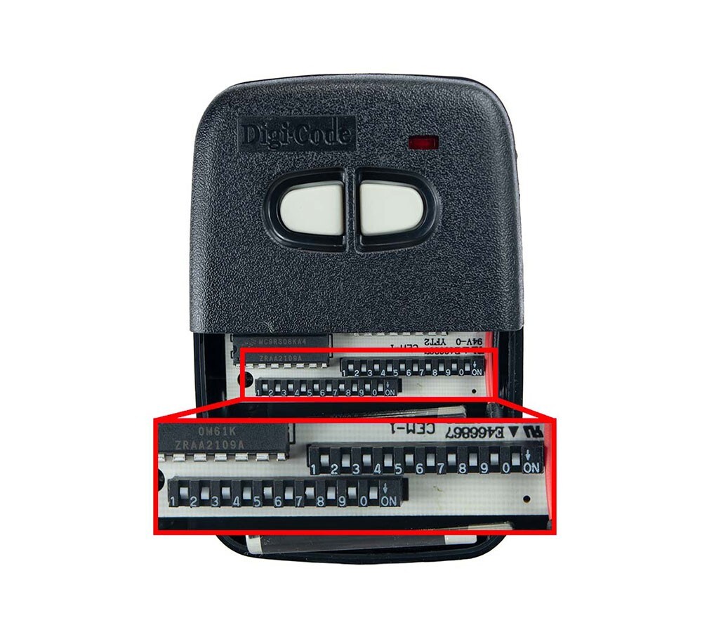 Digi-Code Remote Control 5062 310Mhz MultiCode Stanley Compatible Transmitters gallery