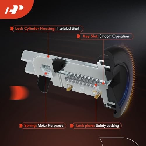 Ignition Lock Cylinder with 2 keys Compatible with Toyota Vehicles - Corolla gallery