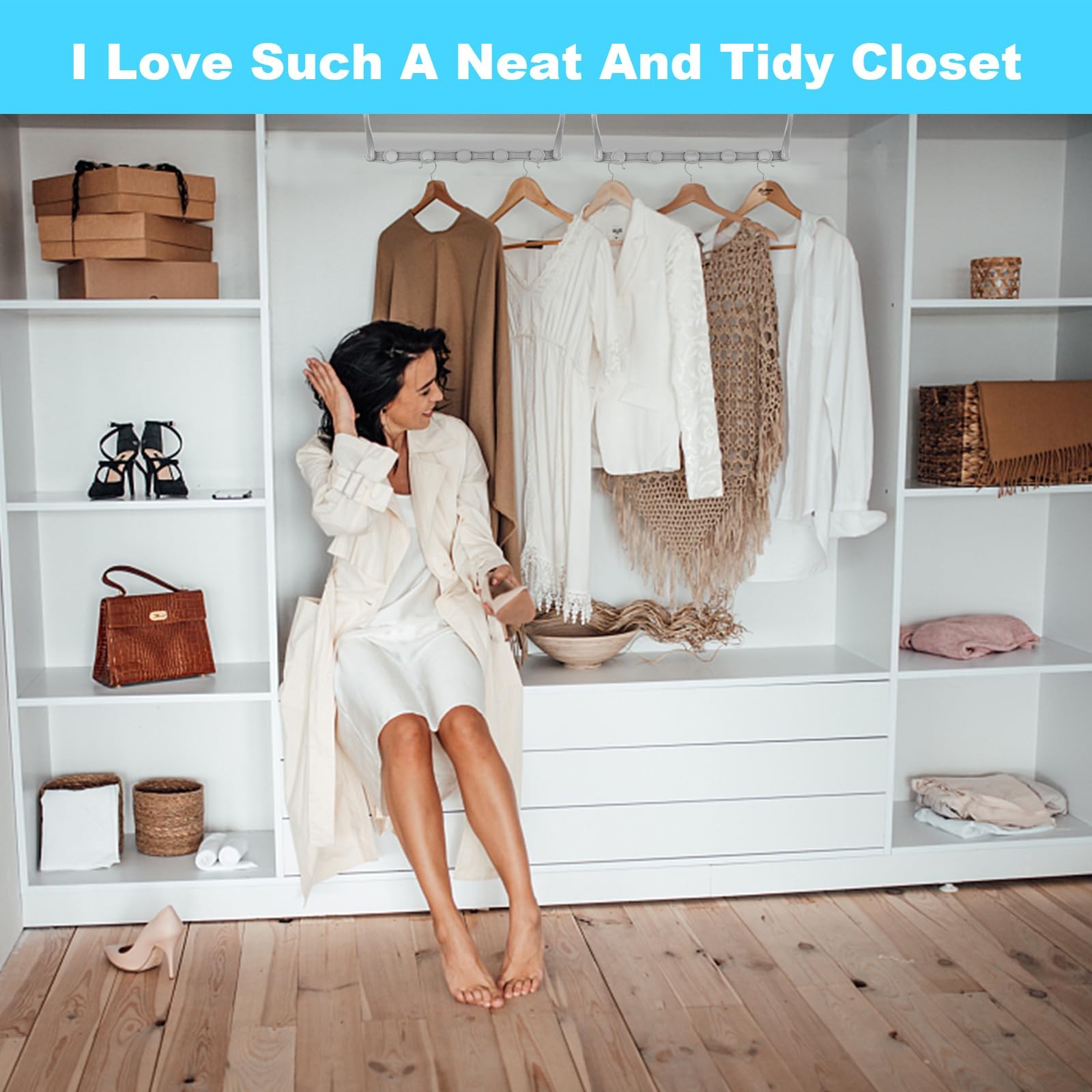 10 Pack Magic Hangers Space Saving Hangers Closet Space Saver Hanger Organizer gallery