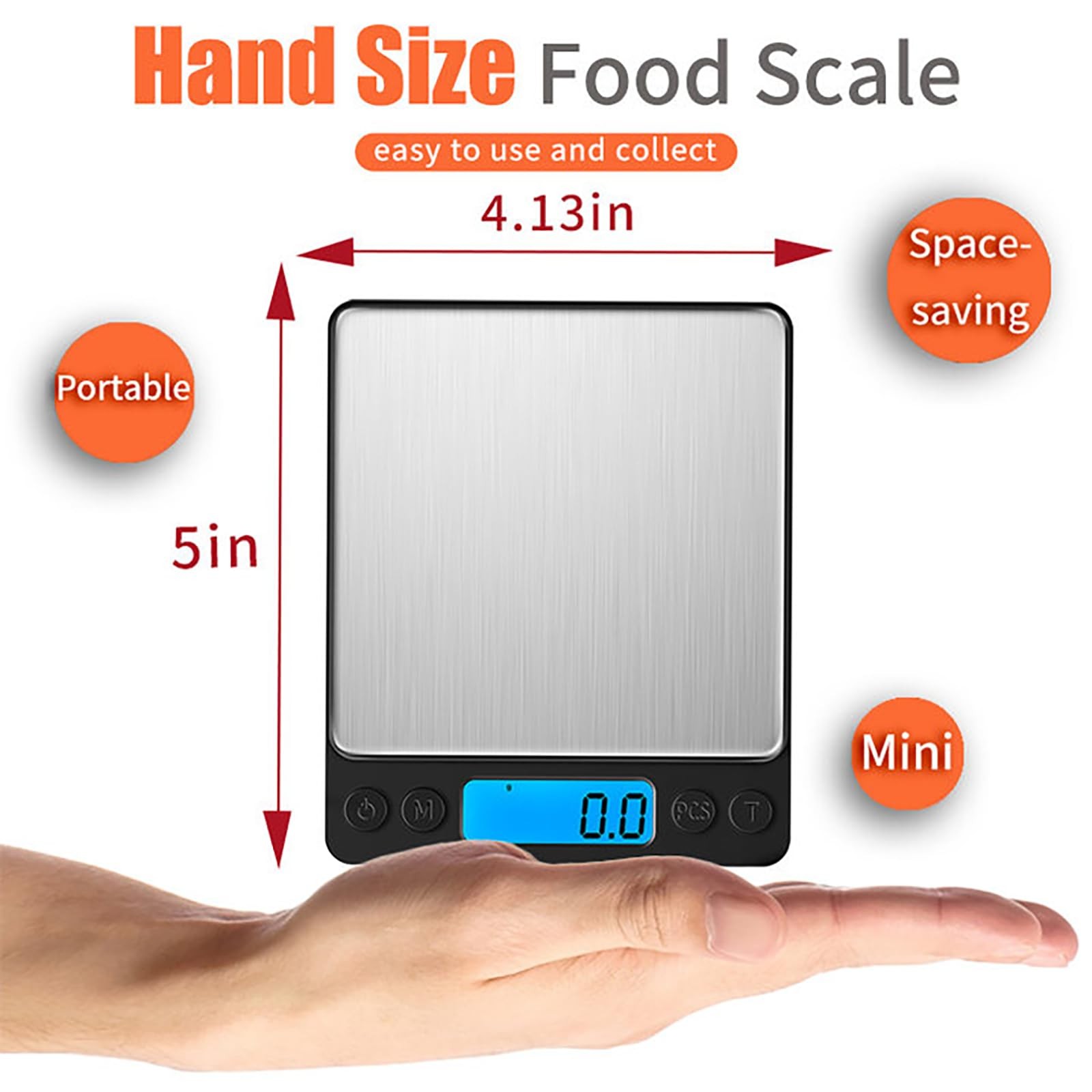 Digital Food Kitchen Scale Upgraded, YONCON 3000g/0.1g High Accuracy Mini Poc... gallery