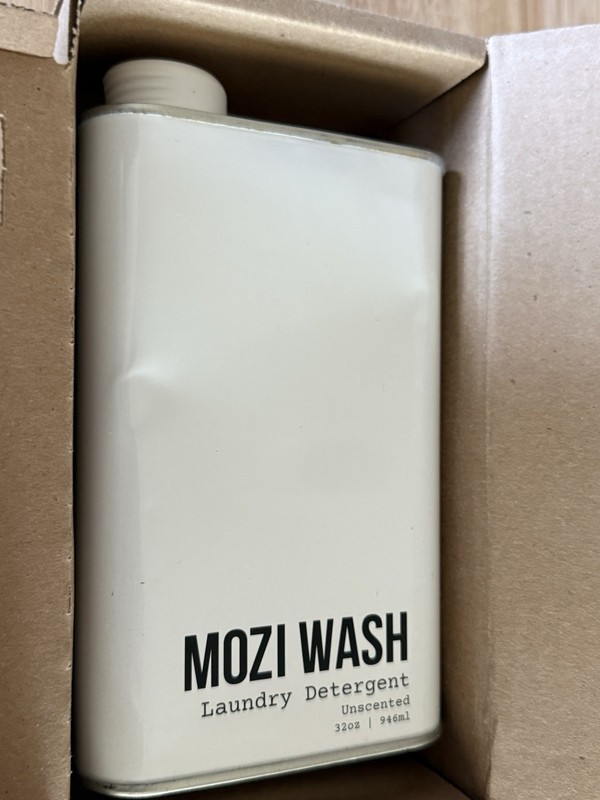 Mozi Wash Laundry Detergent Unscented Ultra Concentrated 50+ Loads 32oz gallery