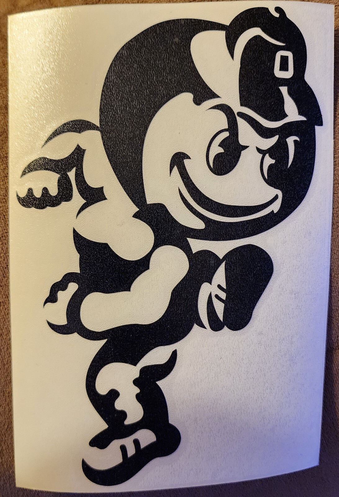Ohio State Brutus Mascot Vinyl Decal Red, White or Black 6 Inches Tall gallery