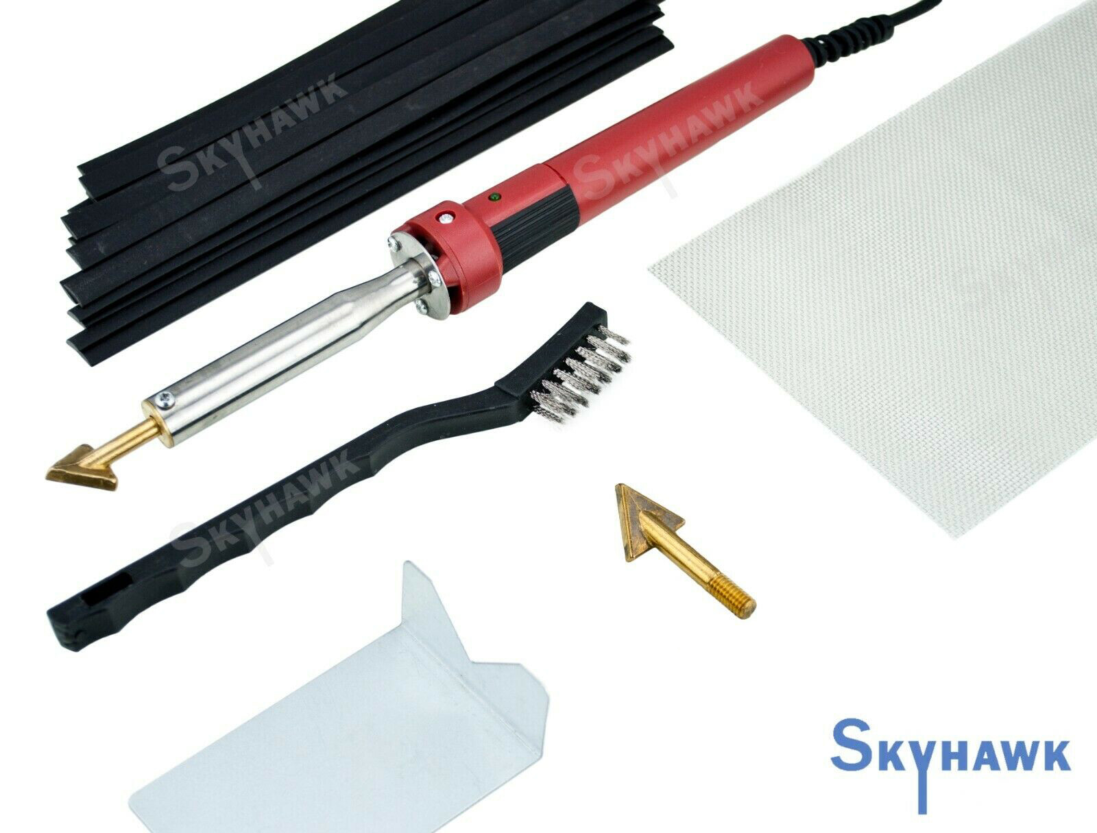 80W Iron Plastic Welding Kit Auto Car Boat Bumper TPO TEO PP Rod Mesh + 1 TIP gallery