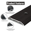 CBW Black Anodized Aluminum Threshold 4 Wide 1/2" Height gallery