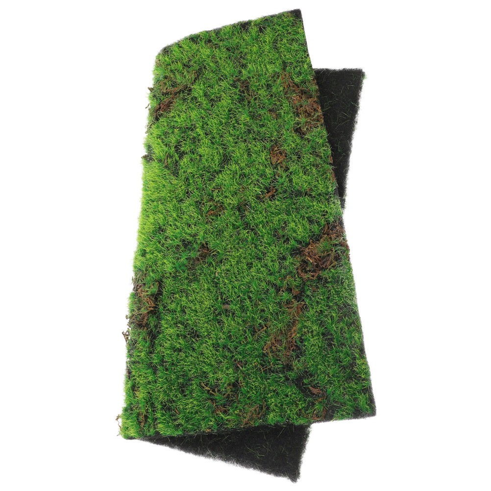 Decorative Artificial Moss Mat Green Faux Grass Carpet for Garden and Balcony gallery