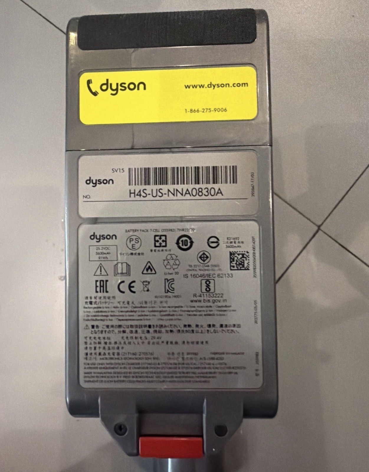 Dyson V11 SV15 Cordless Vacuum Cleaner - With Battery- No Accessories - Tested gallery