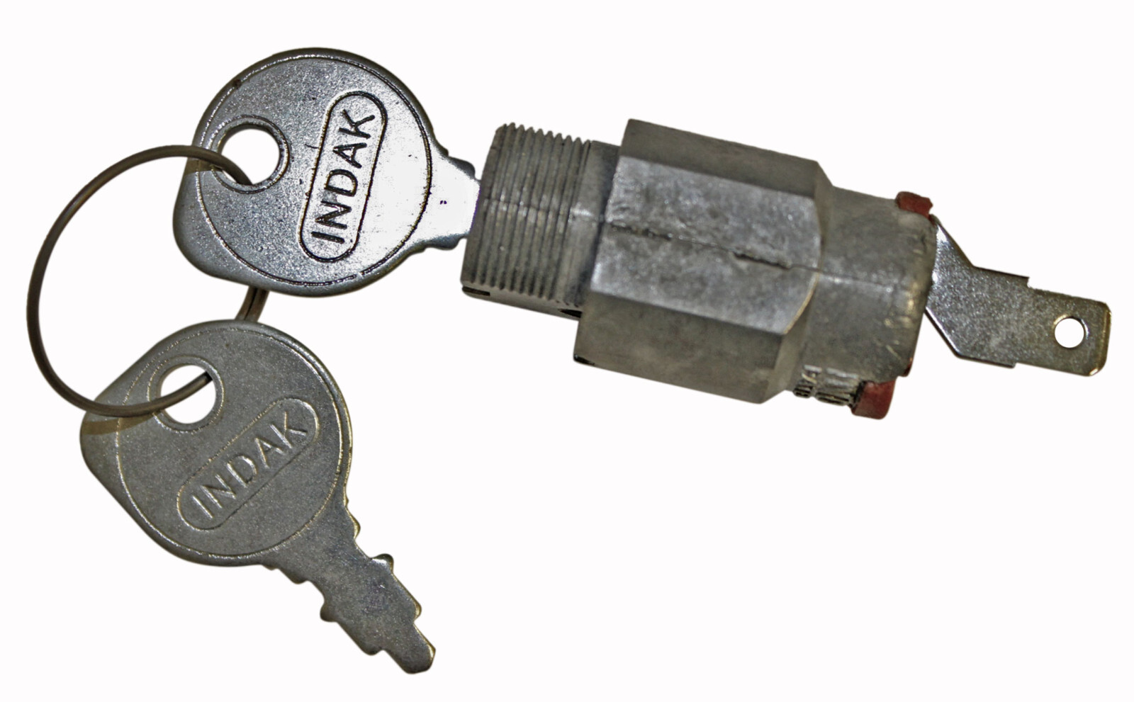 NEW Indak 1 Terminal Ignition Start Switch w/ Keys Grass Lawn Mower NOS gallery