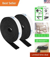 Effortless Floor Protection: Felt Strips with Adhesive Backing 1/2″ x 60″ Black