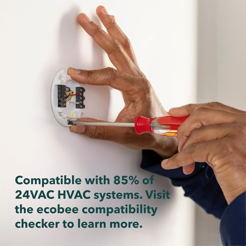 Ecobee Programable Smart Thermostat Essential WIFI, Alexa, Google - SHIPS FREE!! gallery