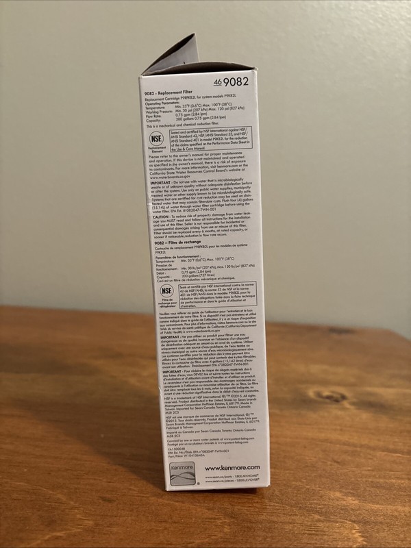 9082 Replacement Refrigerator Filter for Kenmore 46-9082 46-9903 NEW In Box gallery