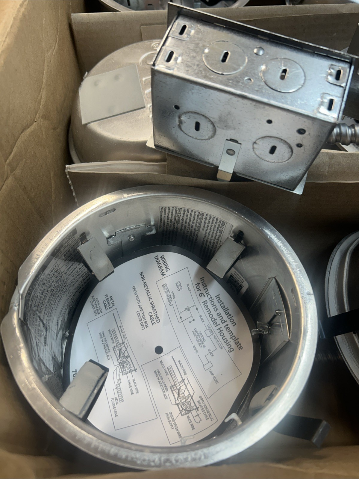 Halo 6 In Recessed Lighting Remodel Case (6) IC AirTite Housing H27RICAT gallery