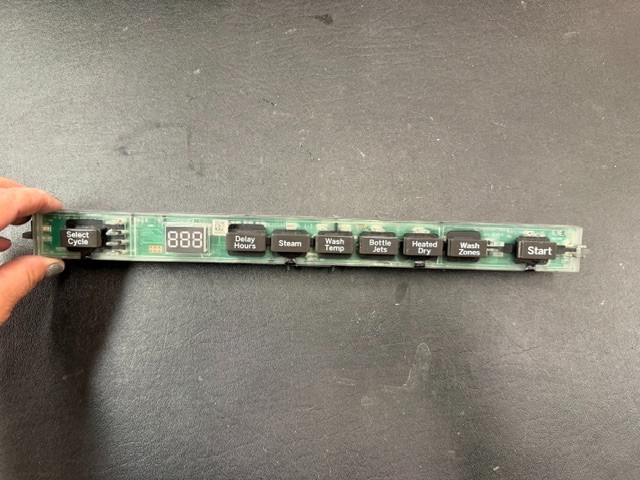 GE Dishwasher Interface Control Board WD12X22778, WD21X22175, WD21X31902C gallery
